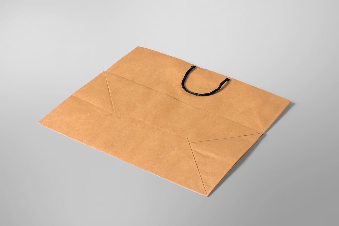Free High Quality Realistic Paper Bag Mockup 3