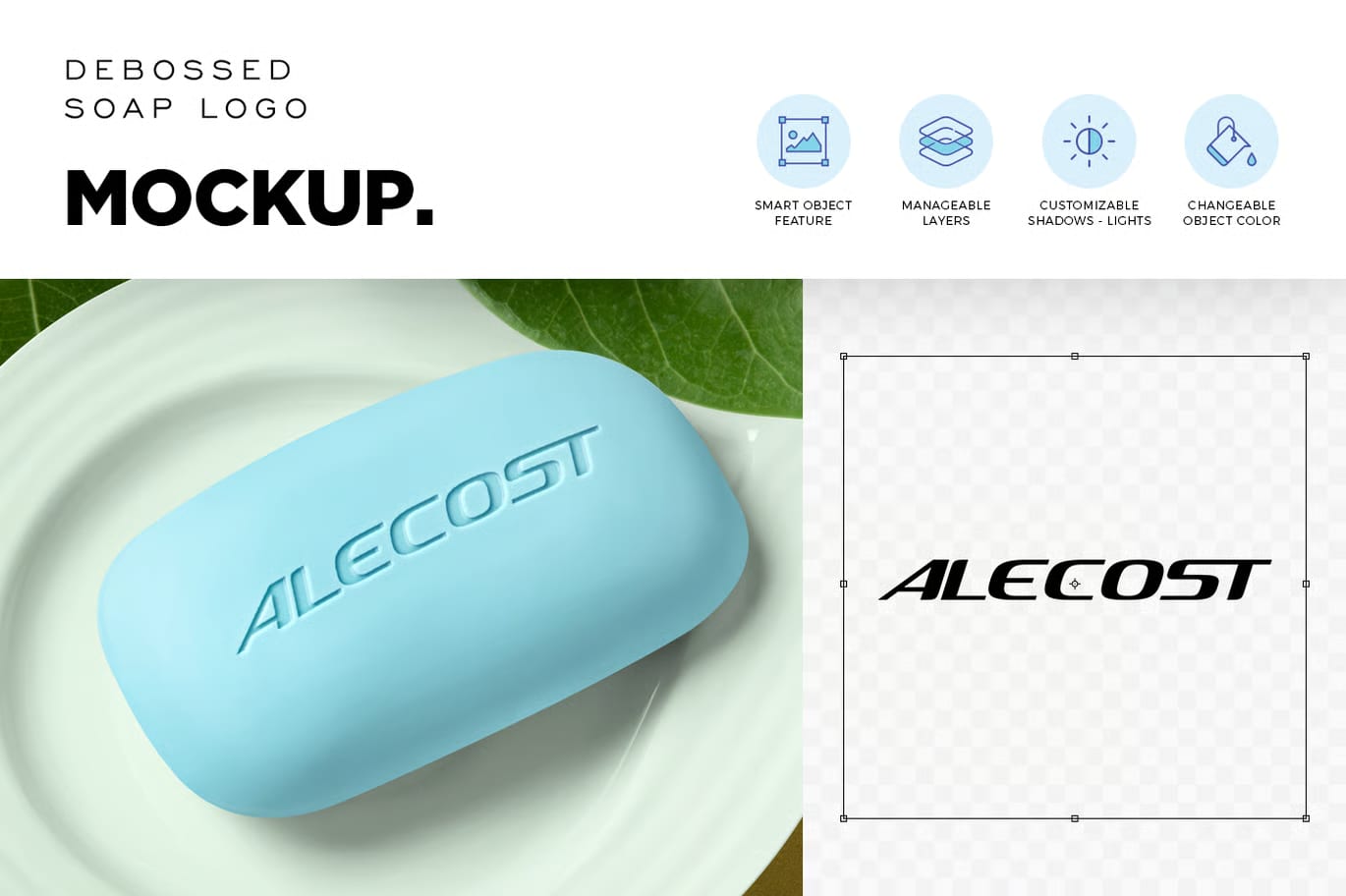 Free High Quality Spa Soap Mockup 2