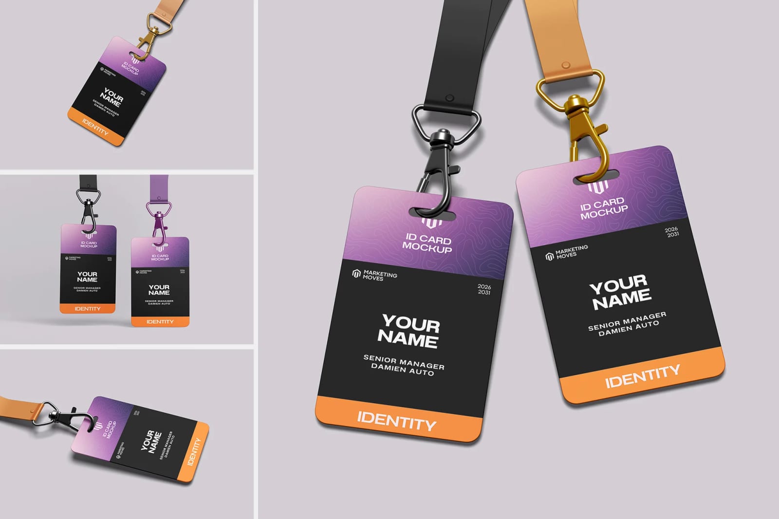 Free ID Card Mockup 1