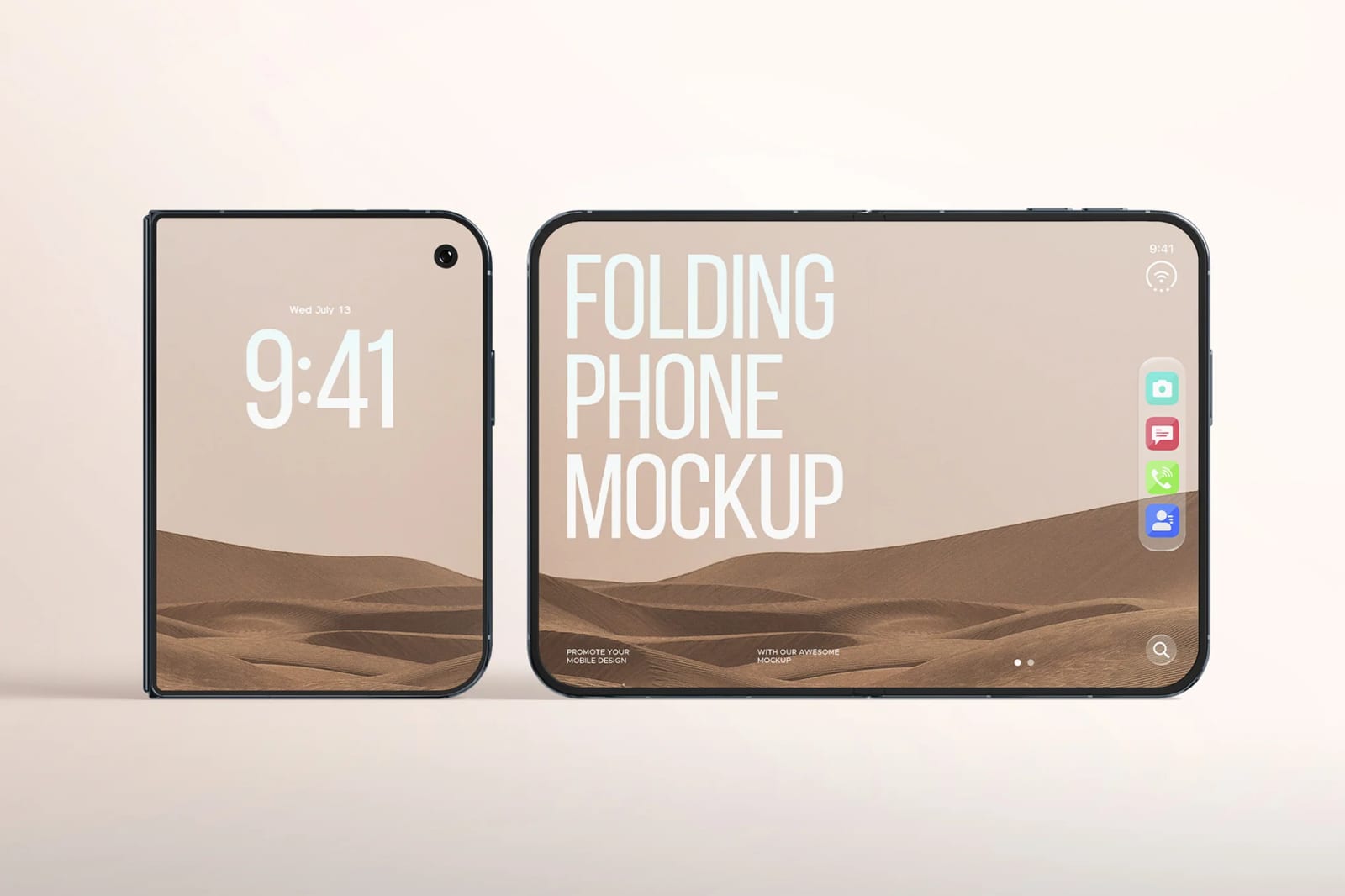 Free iPhone Duo Mockup 1