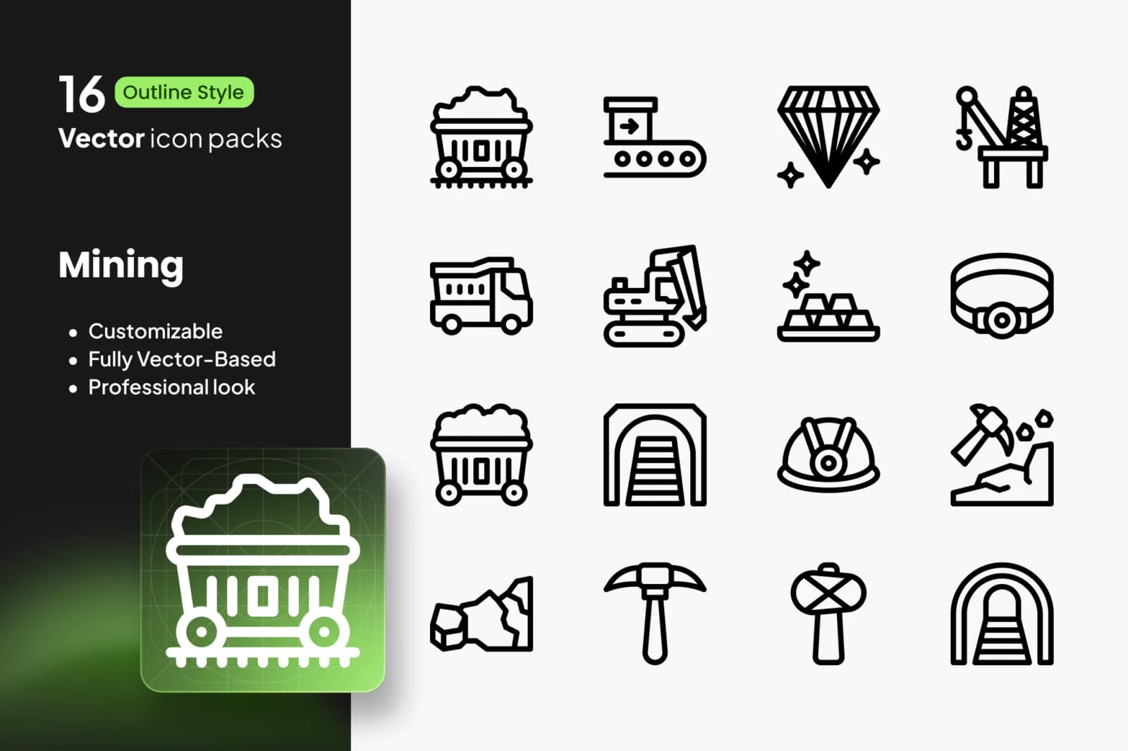 Free Mining Icons 1