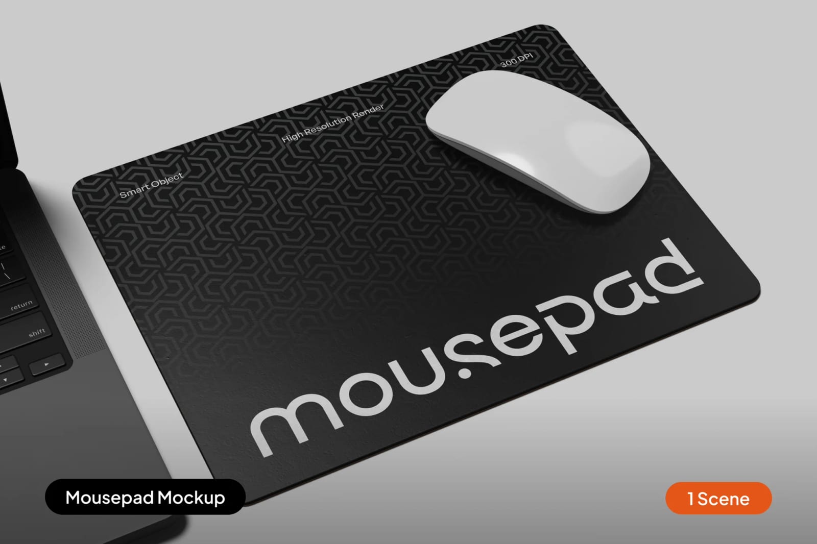 Free Mouse Pad Mockup 1