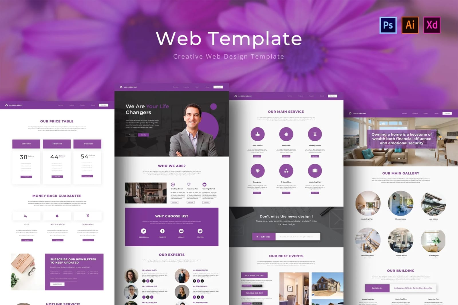 Free Real Estate Web Template 1