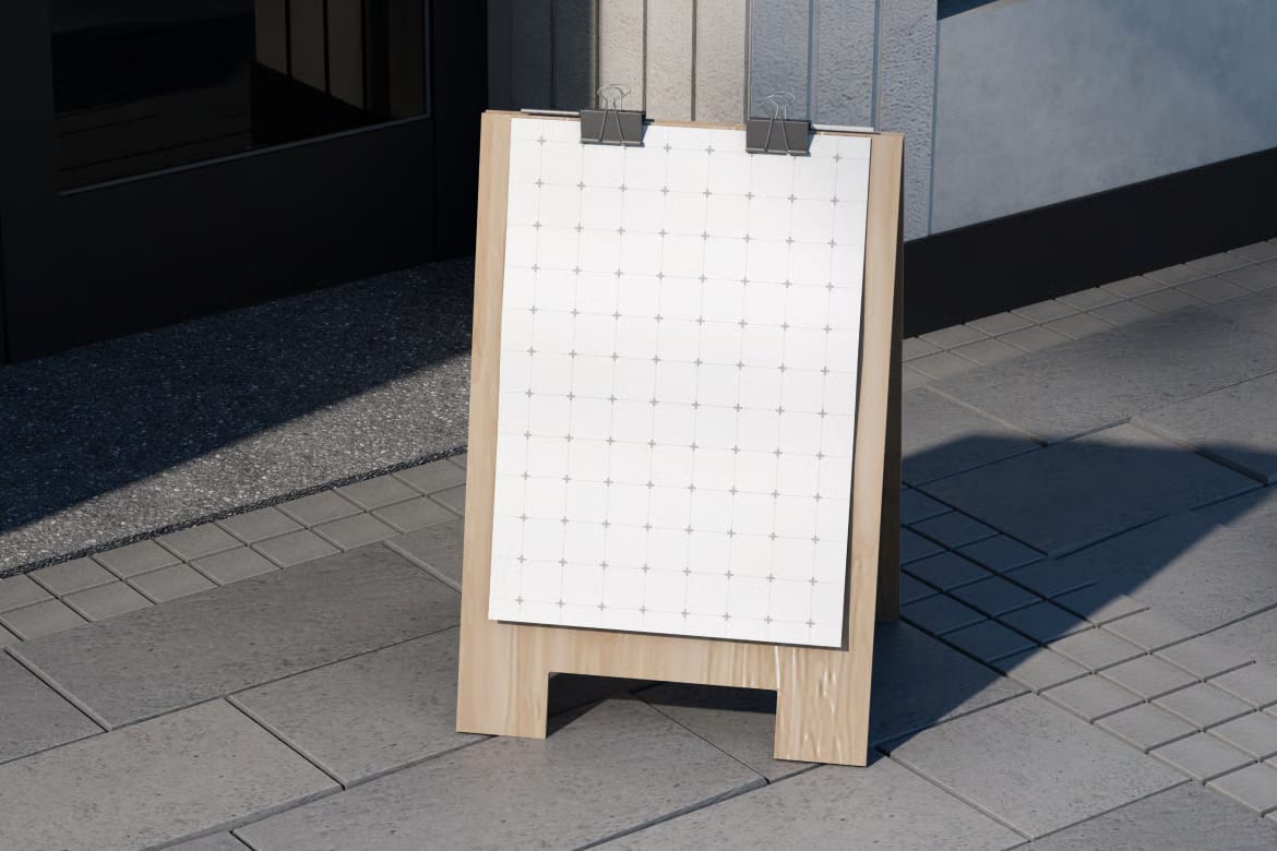 Free Shop Sign Mockup 3