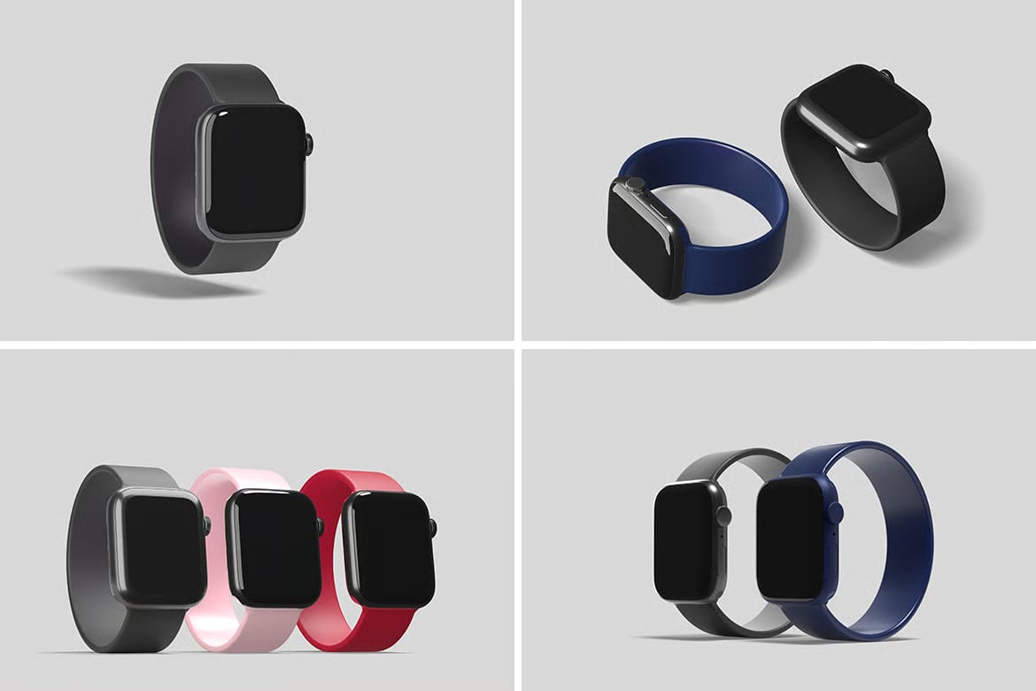 Free Smartwatch Mockups 4