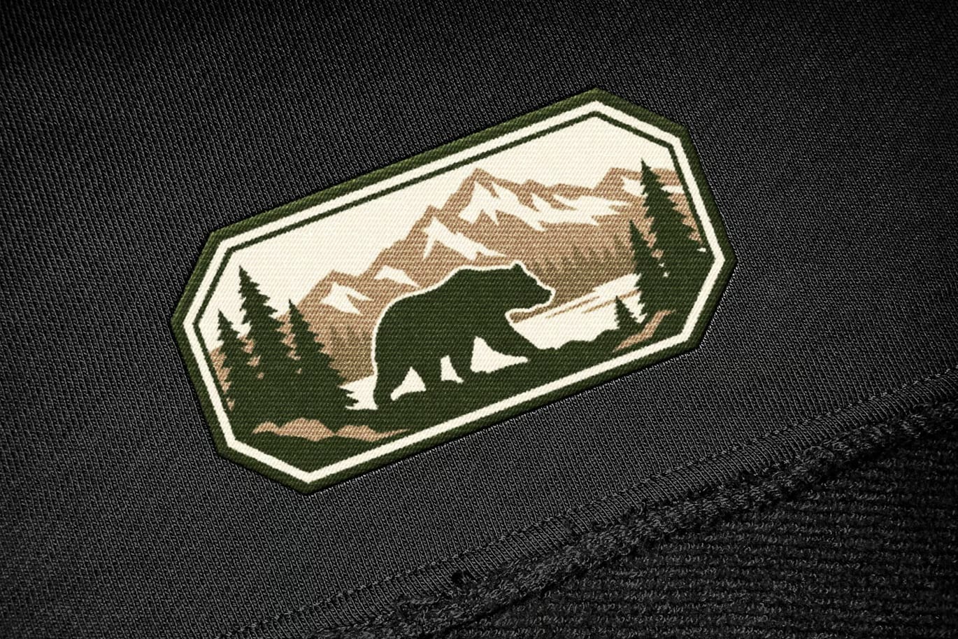 Free Stitching Embroidery Logo Mockup 2