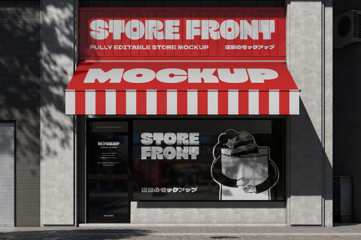 Free Storefront Mockup 2