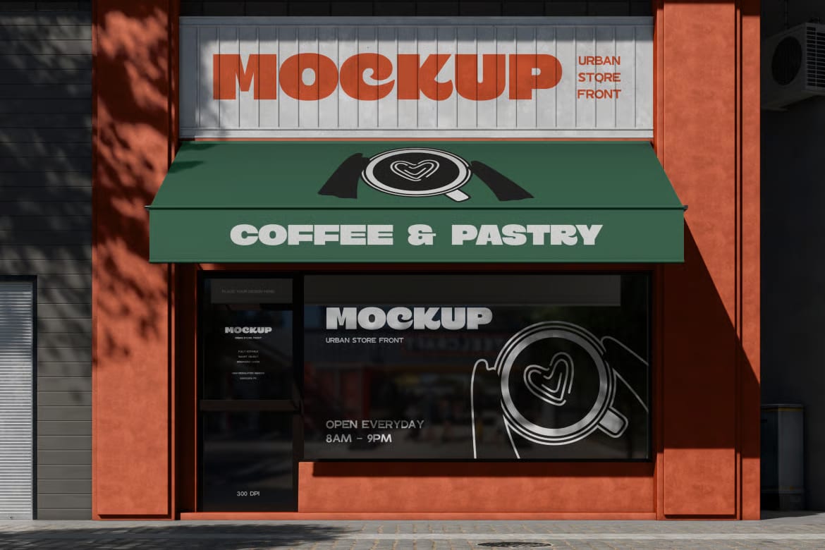 Free Storefront Mockup 4