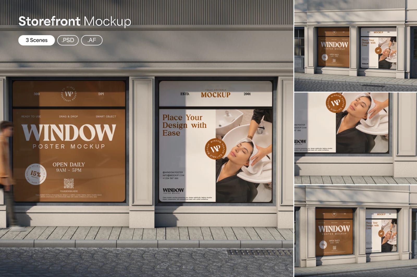 Free Storefront Poster Mockup 1