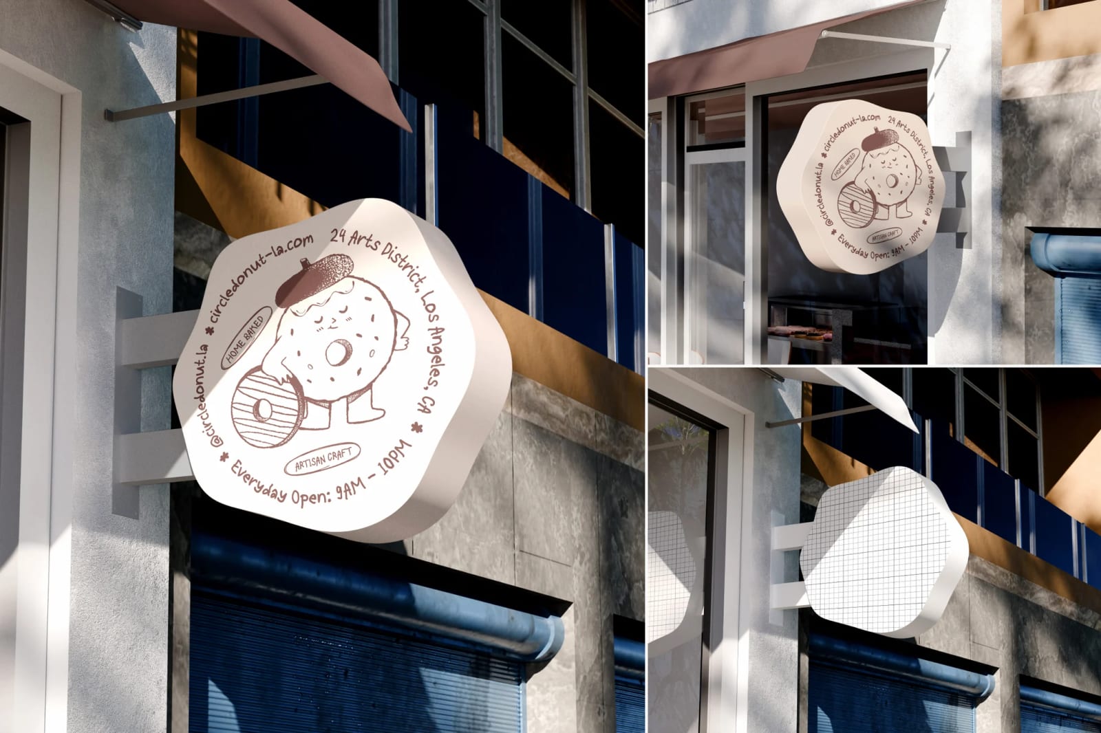 Free Storefront Sign Mockup 1