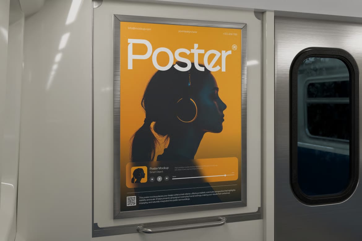 Free Train Mockup 2