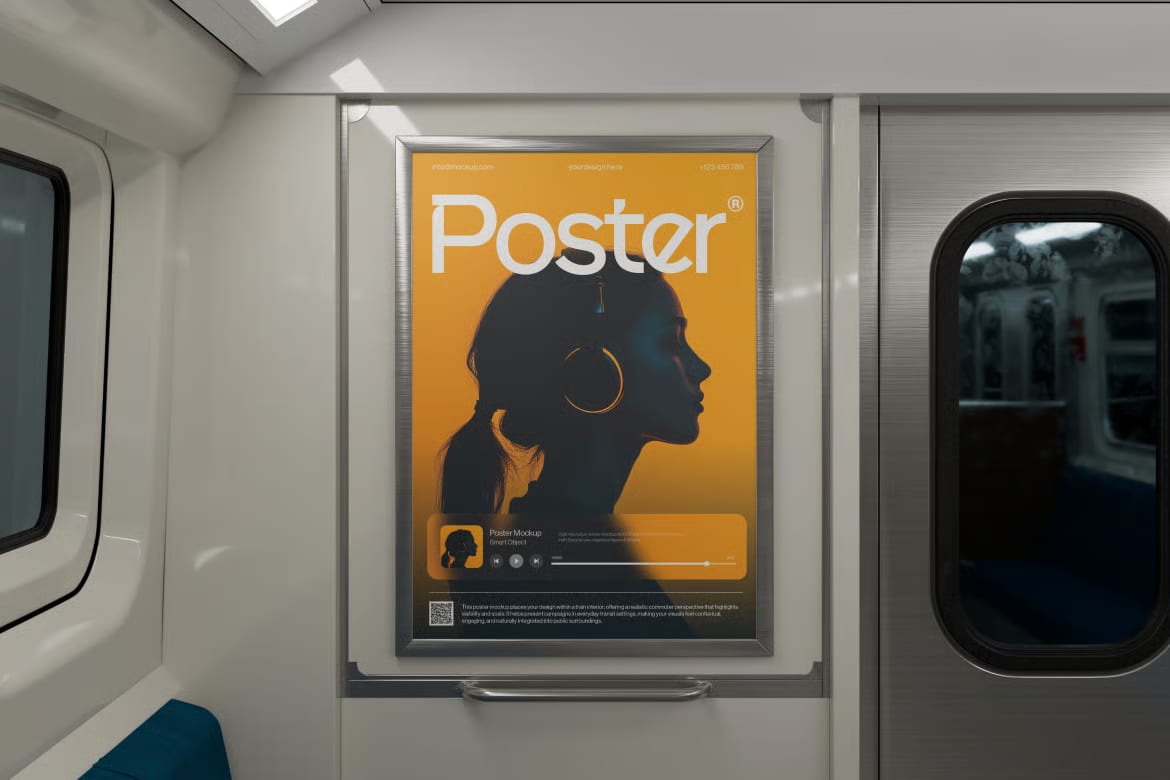 Free Train Mockup 4
