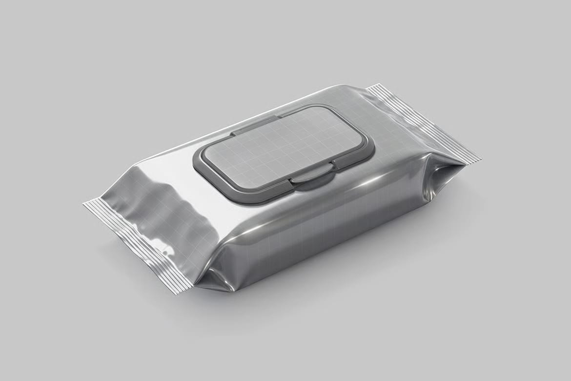 Free Wet Wipes Mockup 3