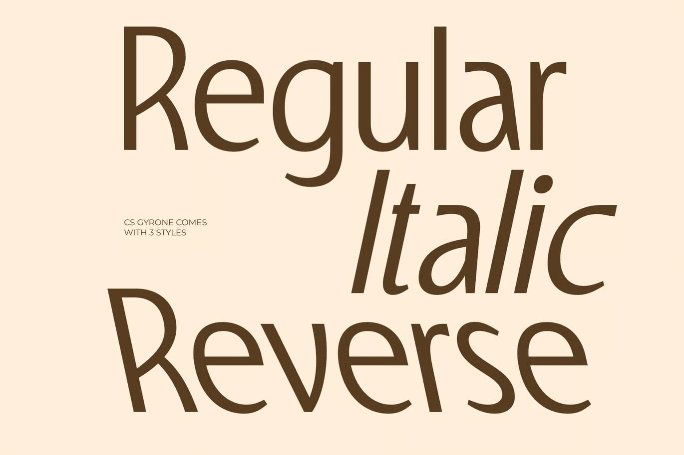 Gyrone Free Modern Sans Serif 2