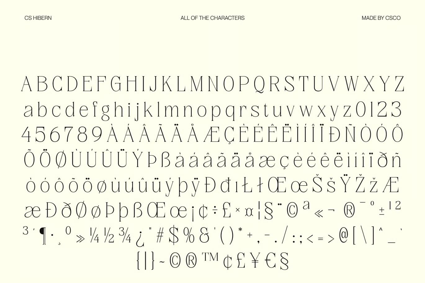 Hibern – Free Elegant Serif Font 7