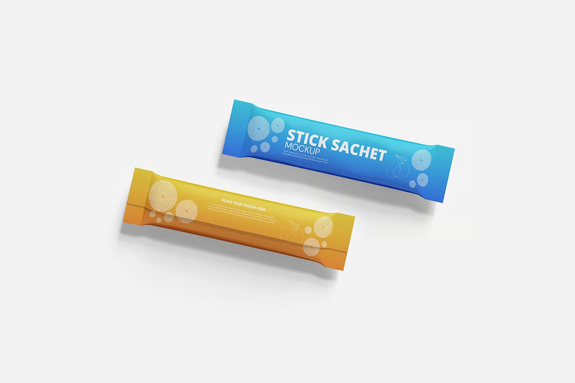 High Quality Stick Sachet Free Mockup 2