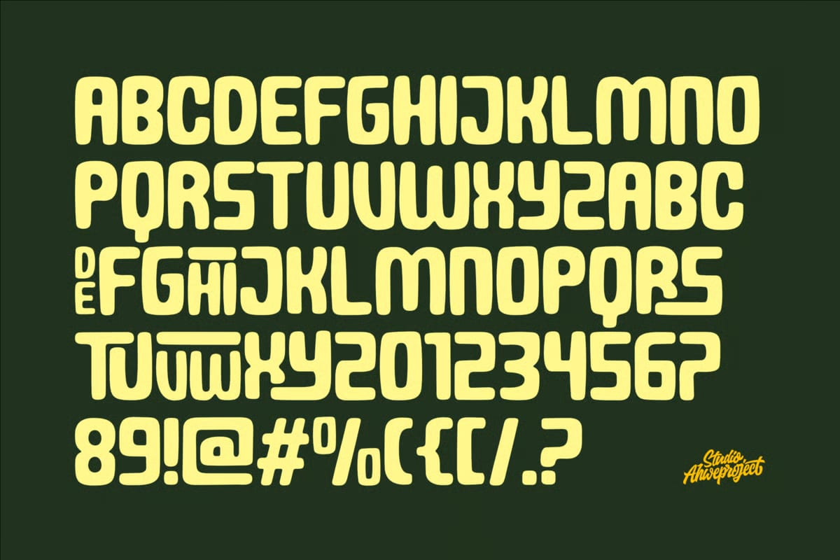 Jalsora Free Font 8