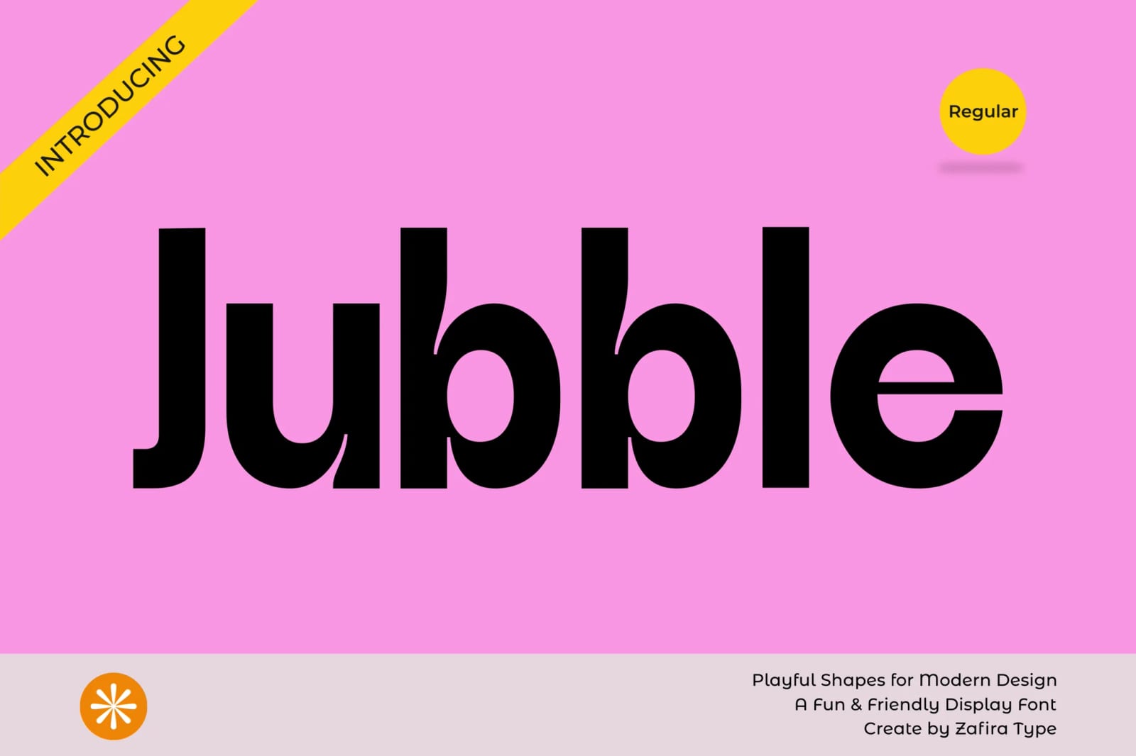 Jubble Regular Free Font 1