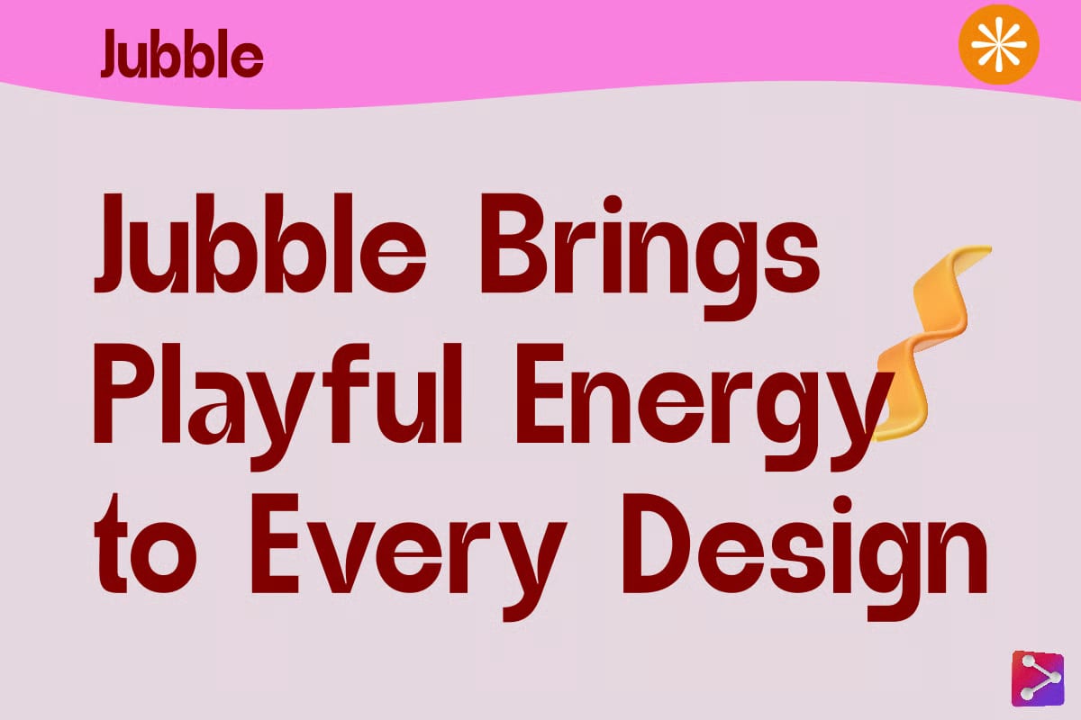 Jubble Regular Free Font 2