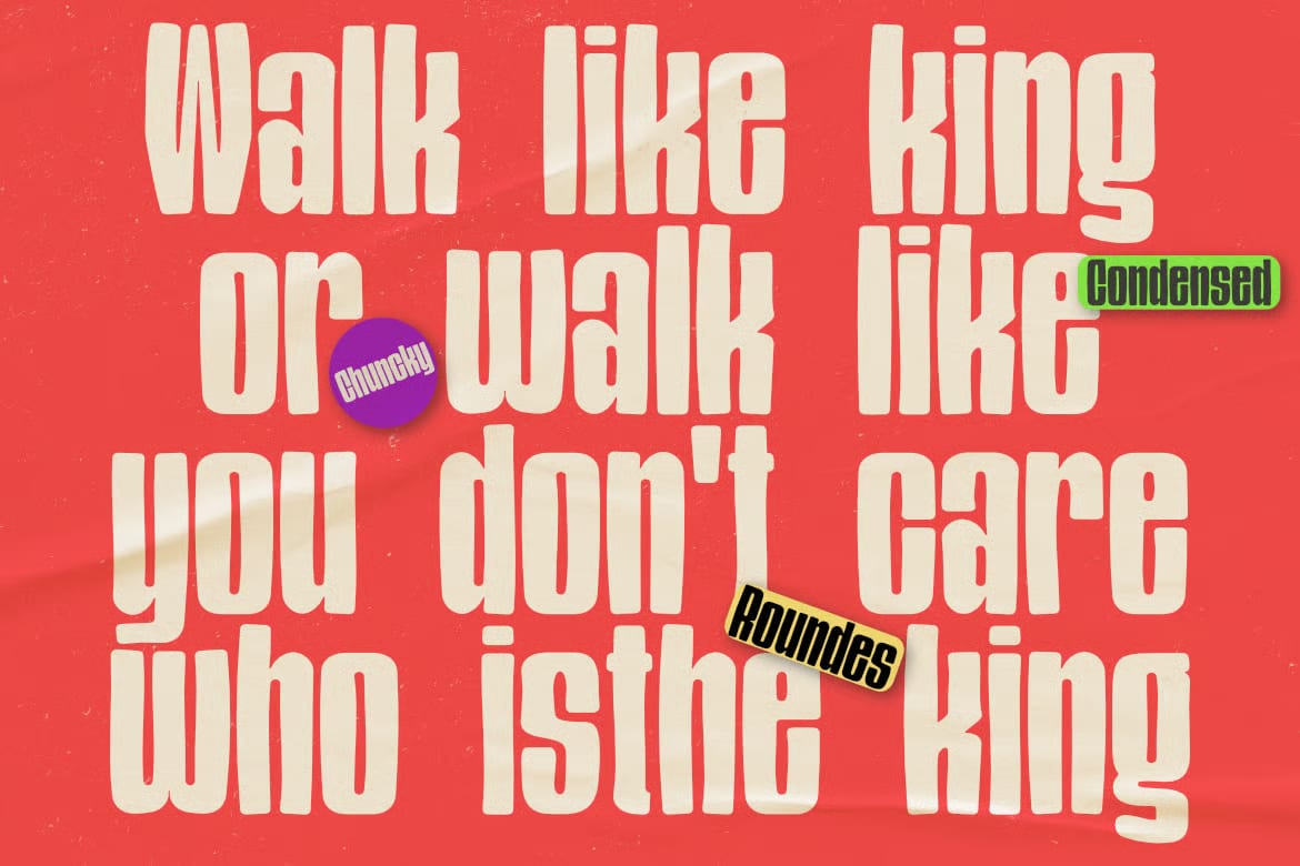 Magone Free Condensed Display Font 3