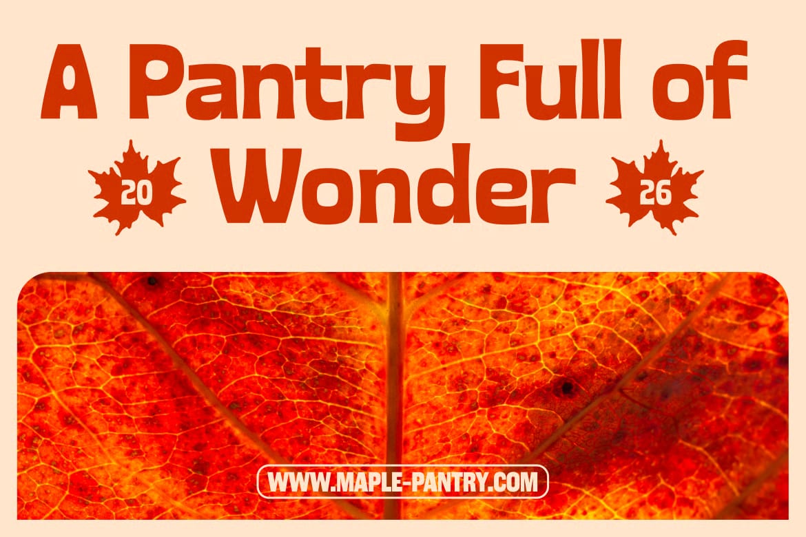Maple Pantry Free Display Sans Serif Font 3