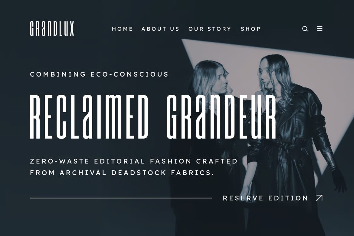 Miller Free Modern Condensed Sans Serif Font 8