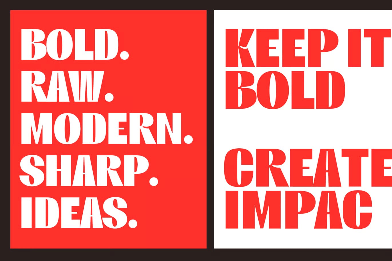 Mirage Free Bold Modern Display Font 4