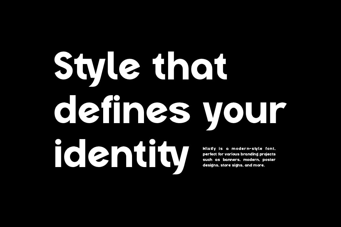 Mlatfy Free Modern Sans Bold Font 6