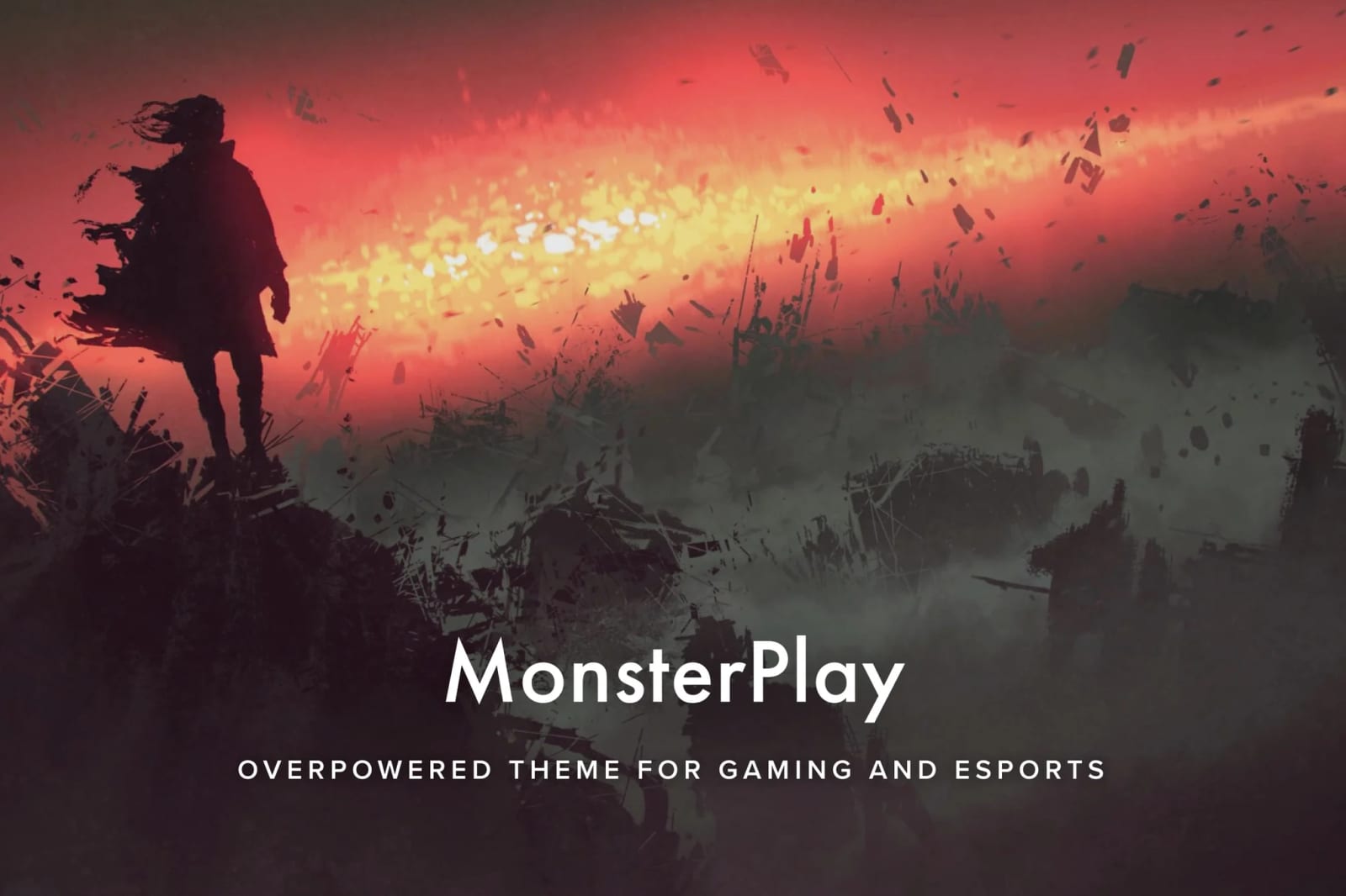 MonsterPlay Free eSports and Gaming WordPress Theme 1
