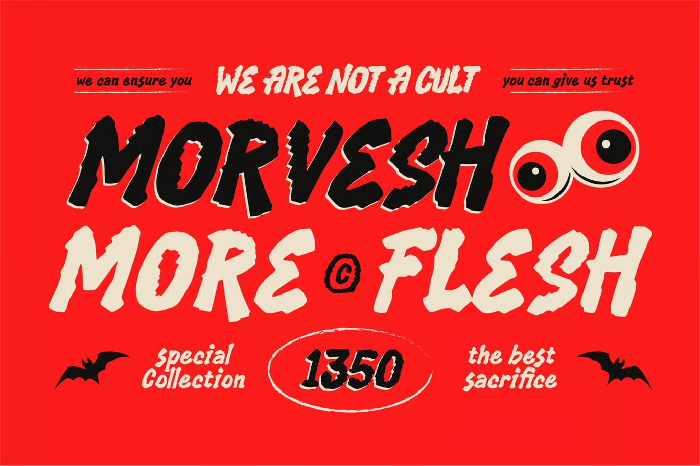 Morvesh Free Font 6