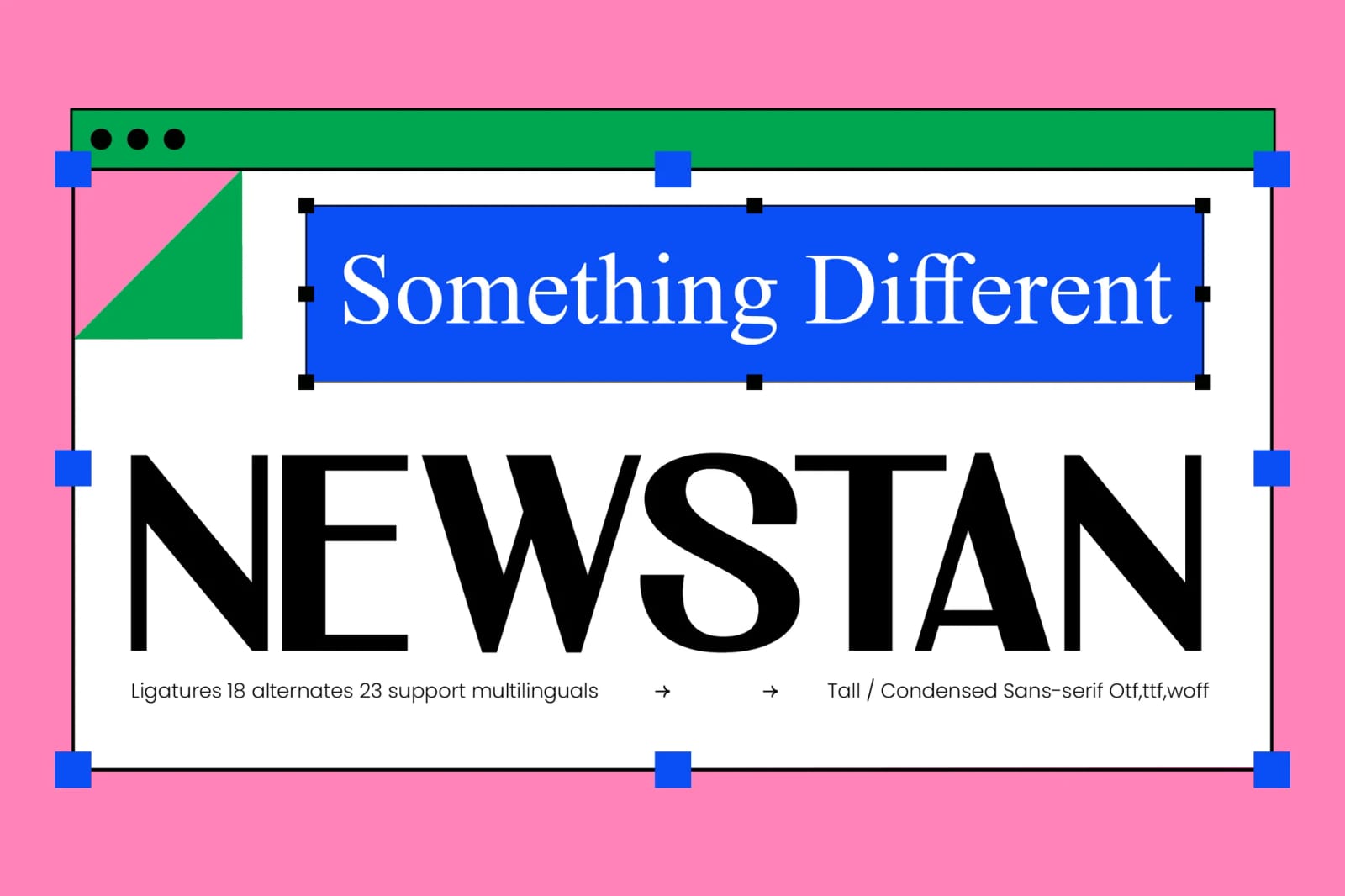 Newstan Free Tall Condensed Sans Serif Font 1