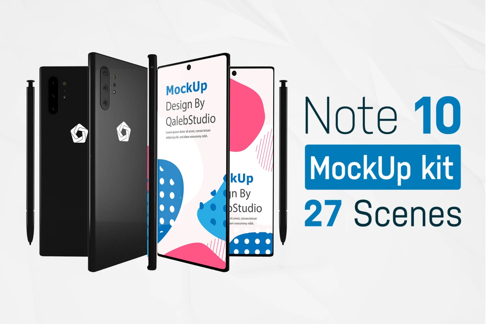 Note10 Free Mockup Kit 1