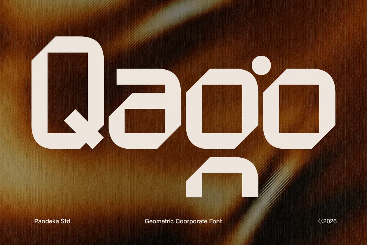 Qago Free Geometric Corporate Font 1