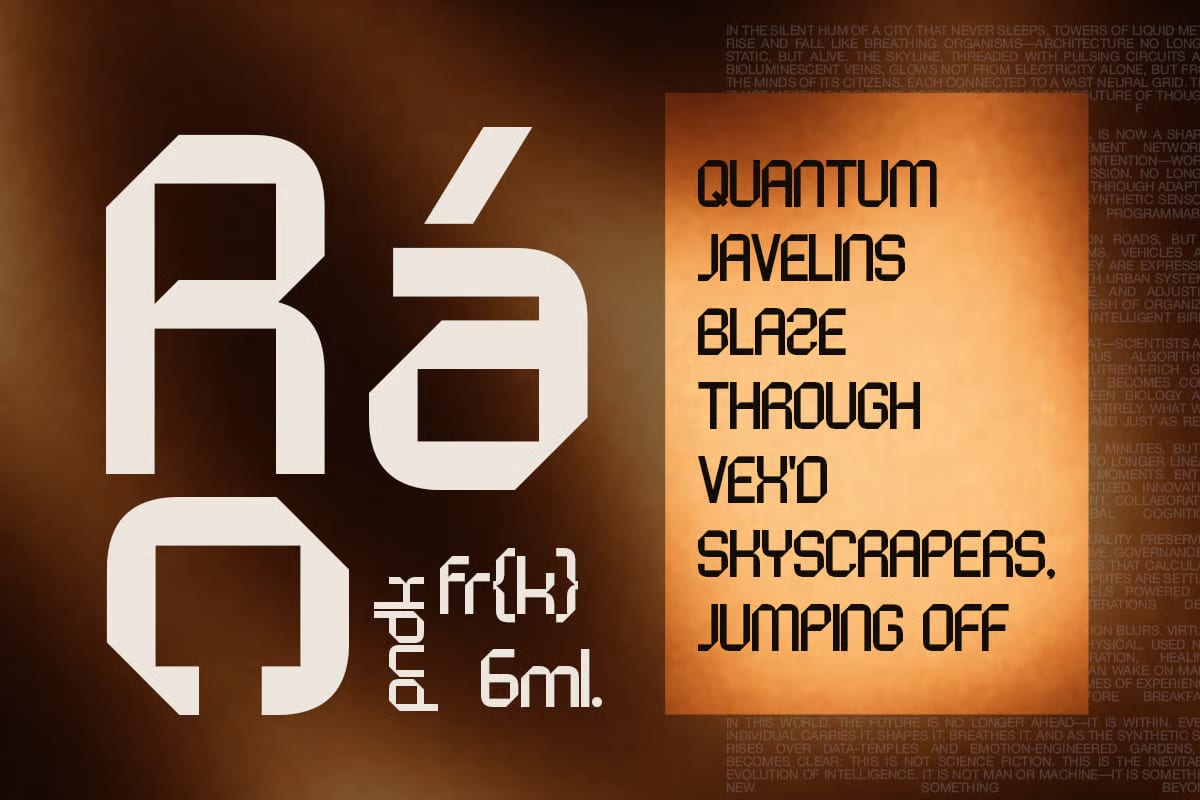 Qago Free Geometric Corporate Font 2