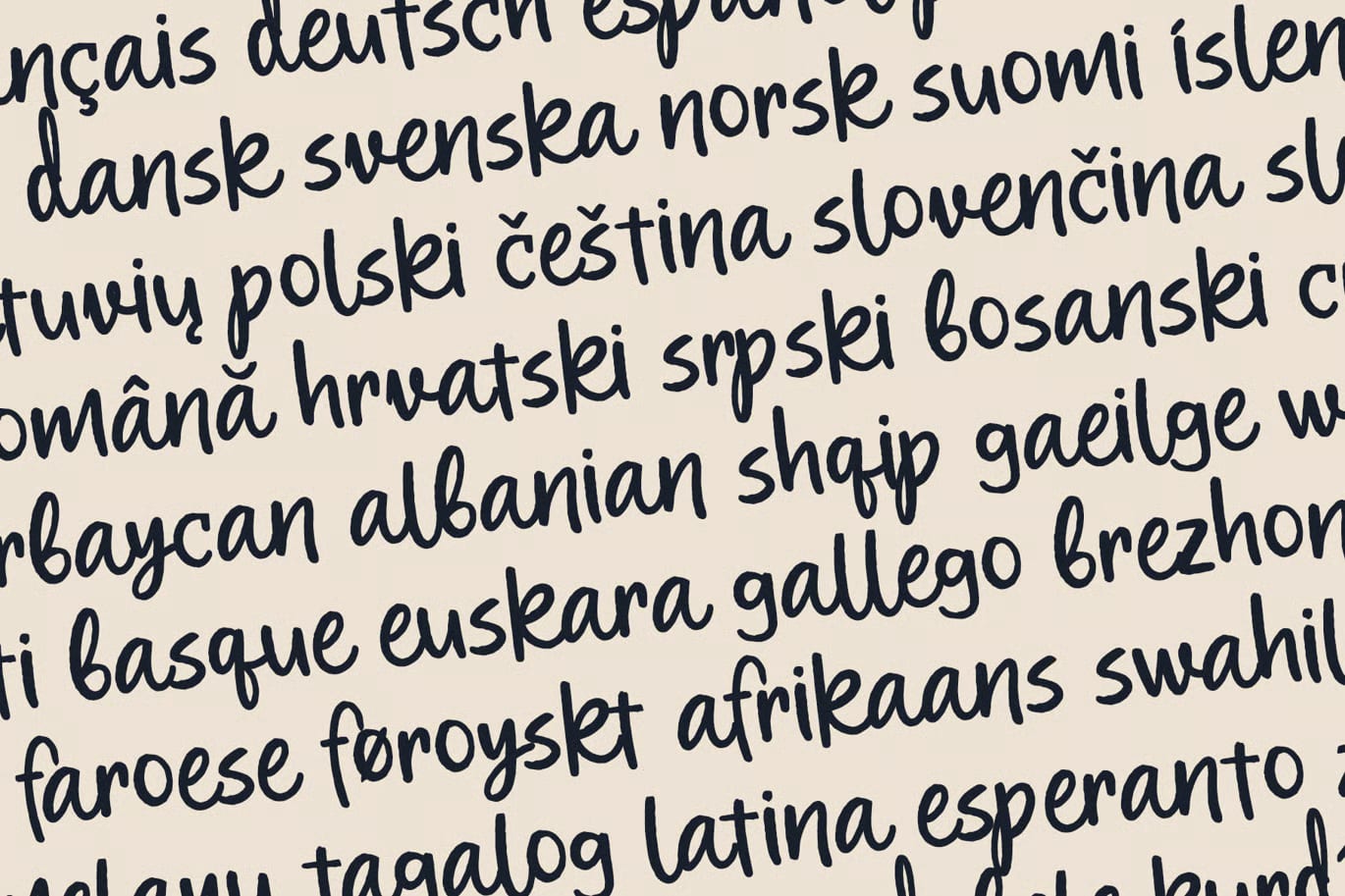 Rovin Free Organic Brush Handwritten Font 3