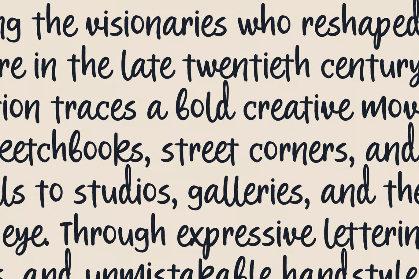 Rovin Free Organic Brush Handwritten Font 4