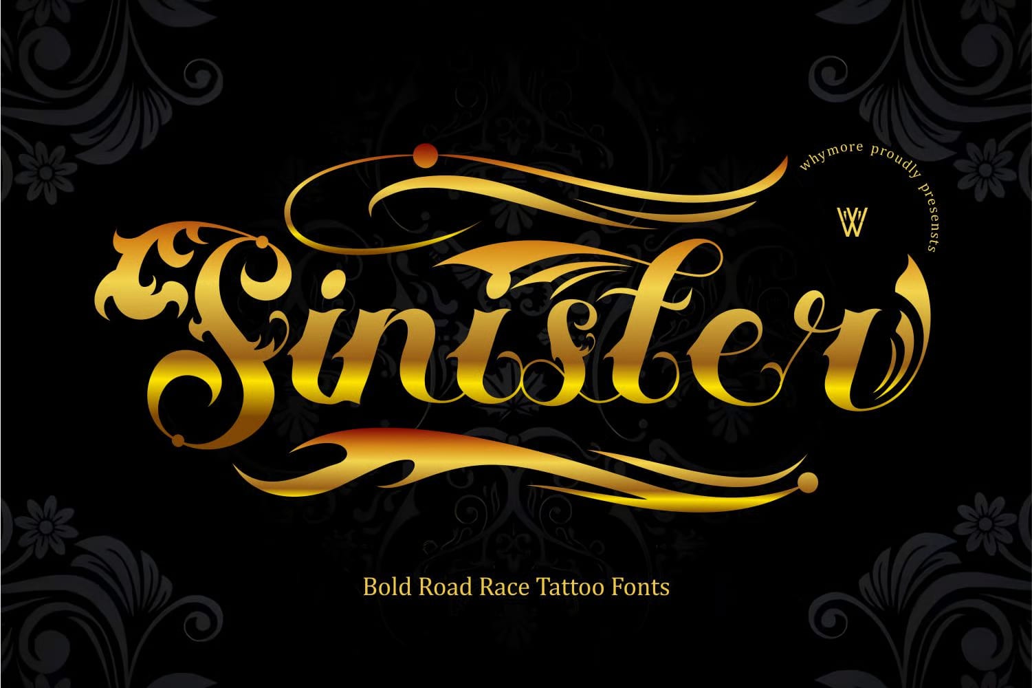 Sinister Free Ornamental Tattoo Script Font 1
