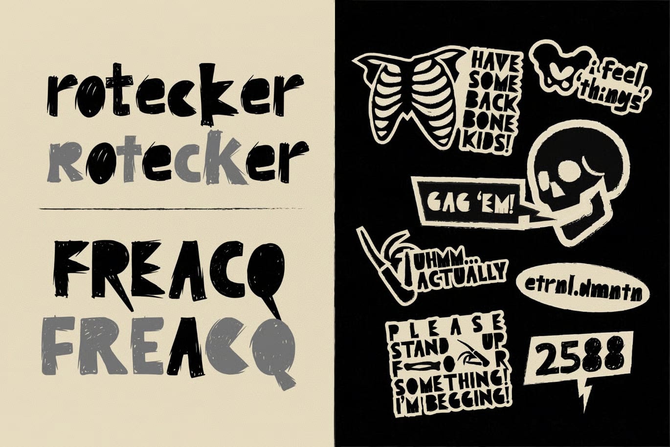 Skravia Free Display Typeface 4