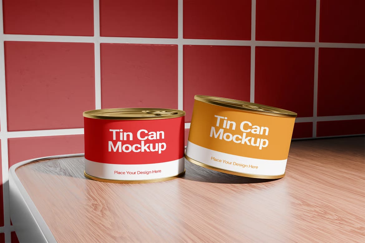 Tin Can Free Mockup 2