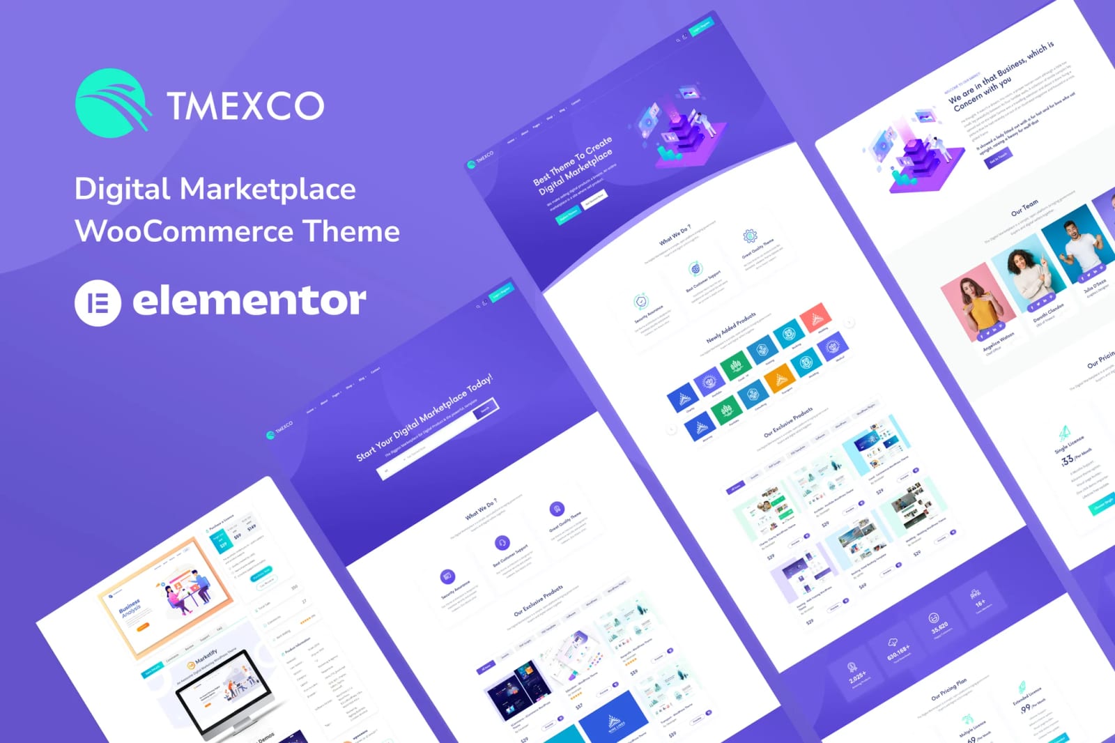 Tmexco Free Digital Marketplace WooCommerce Theme 1