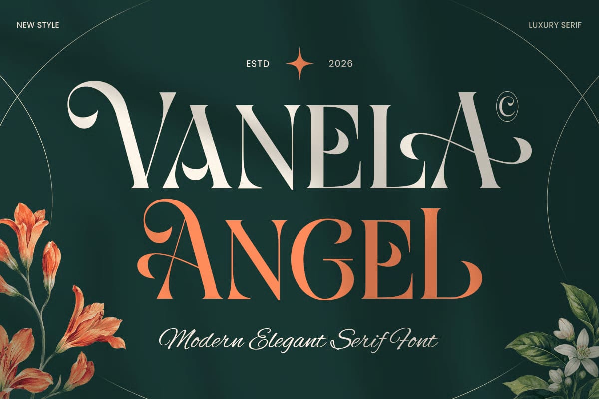 Vanela Angel Free Modern Elegant Serif Font 1
