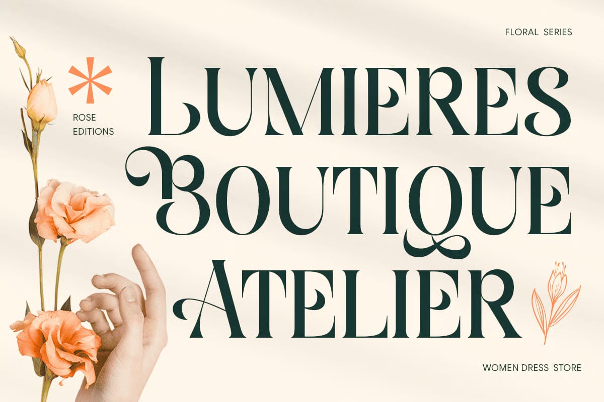 Vanela Angel Free Modern Elegant Serif Font 5