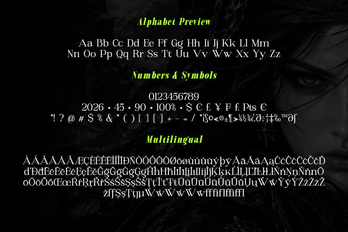 Verasity Free Serif Font Family 6