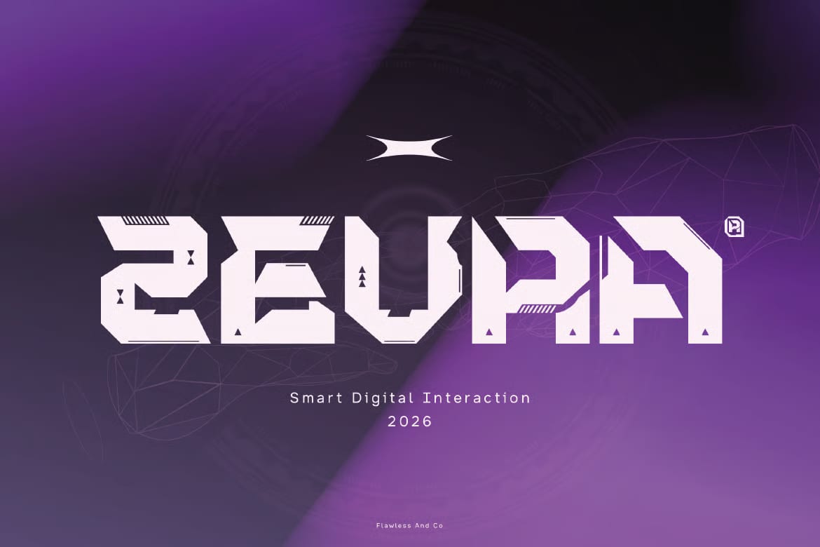 Voxen Free Futuristic Display Font 2