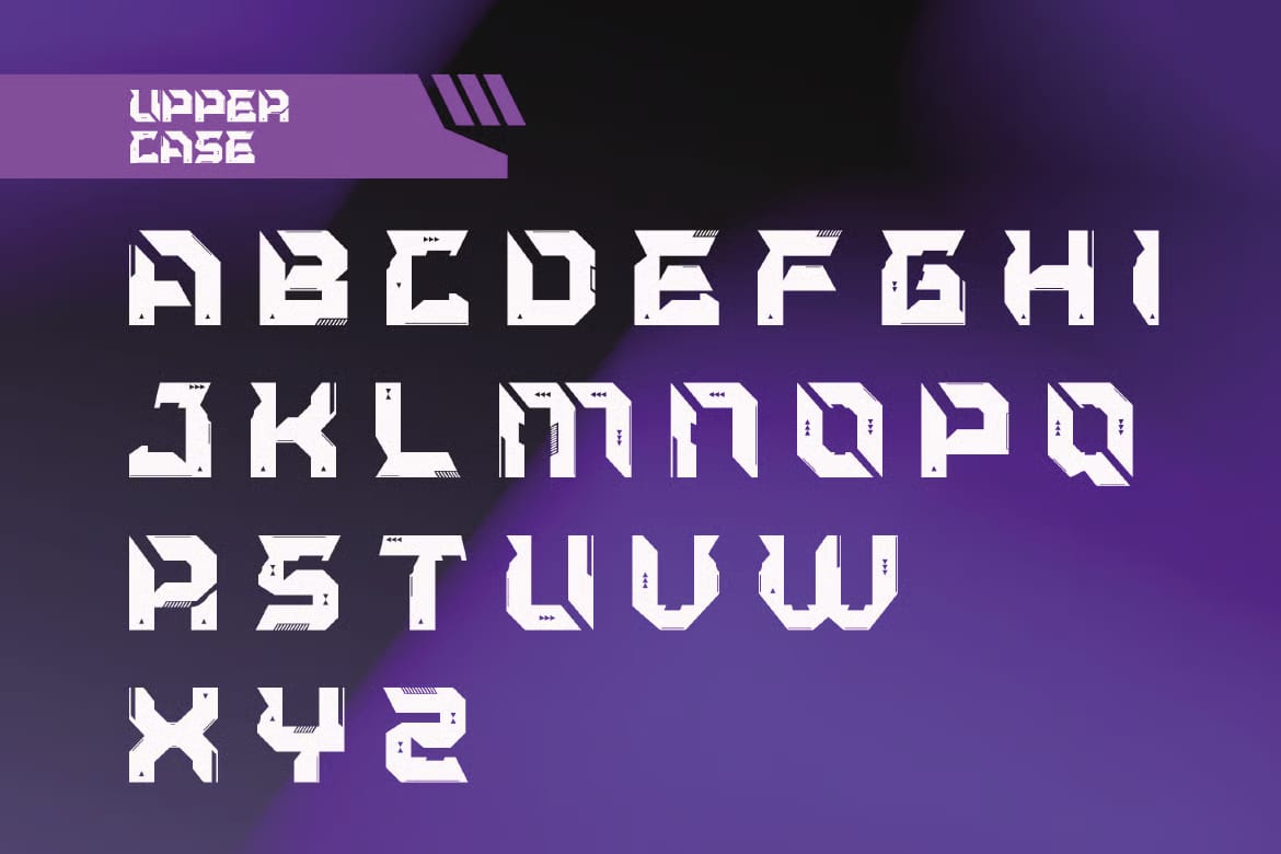 Voxen Free Futuristic Display Font 6