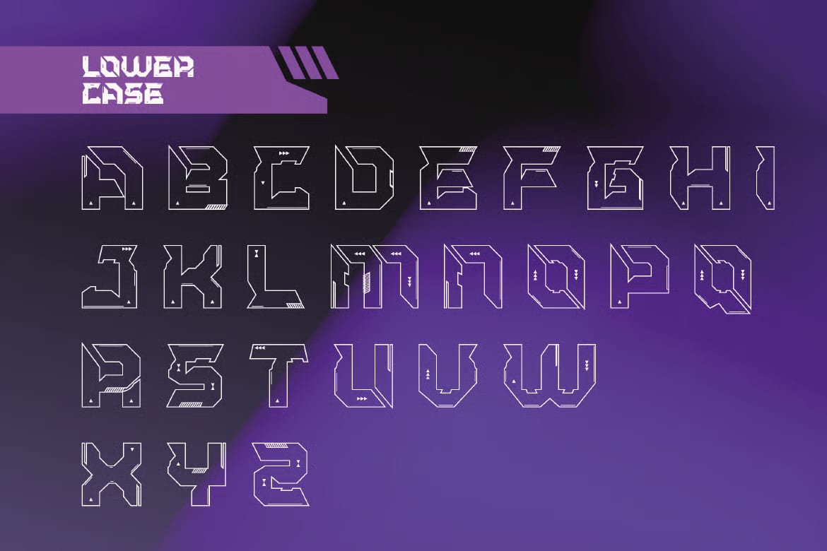 Voxen Free Futuristic Display Font 7