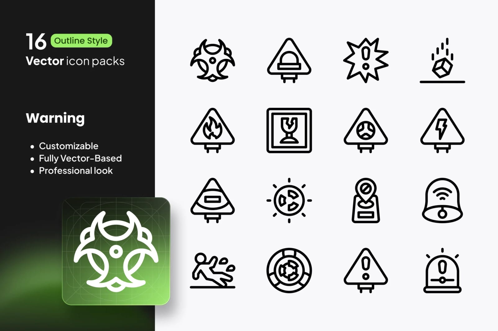Warning Icons Free Vector Icons 1
