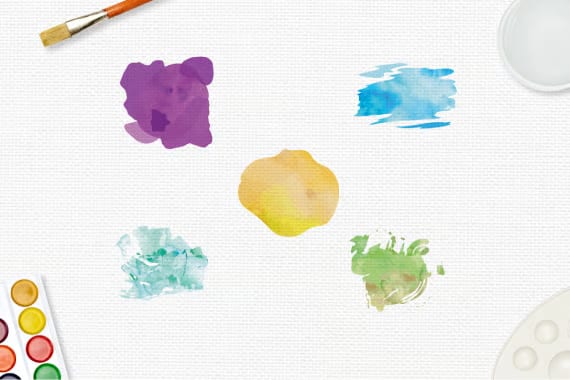 Watercolor Free Texture Illustration 4