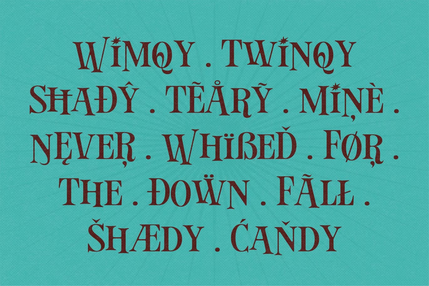 Wimqy Free Font 6