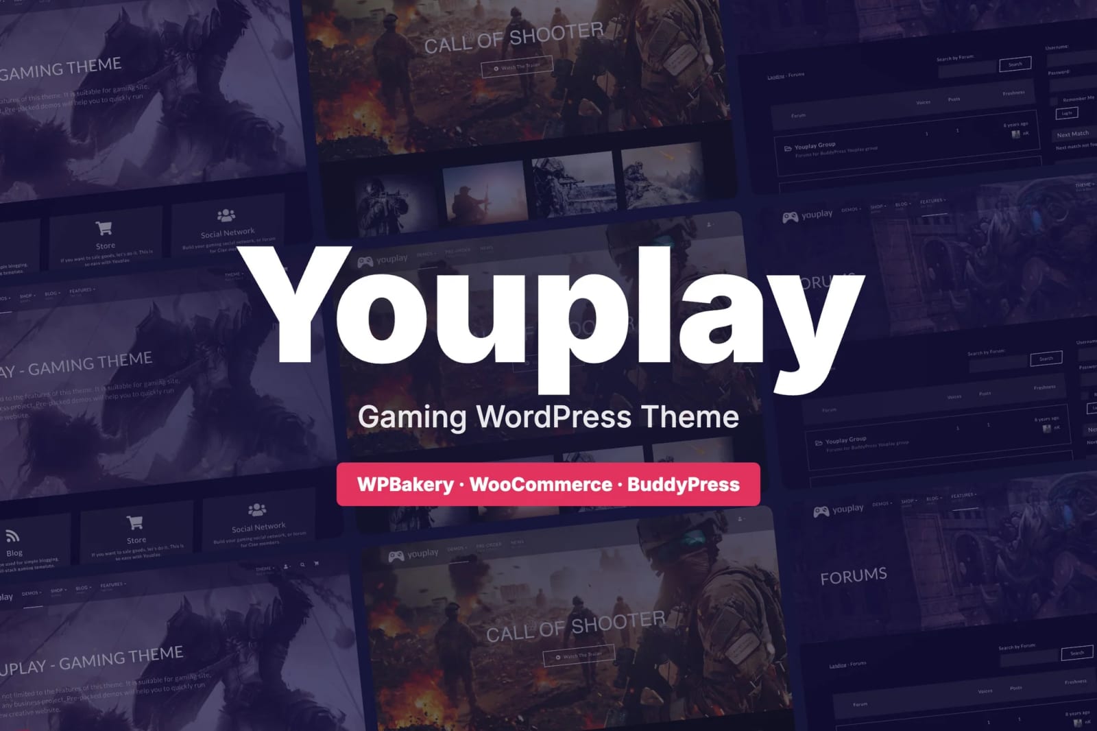 Youplay Free Gaming WordPress Theme 1